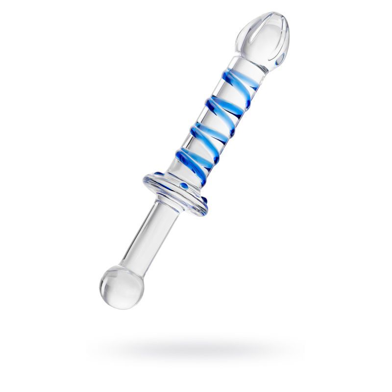 Sexus Glass Dildo Probe w Handle 23cm image 1