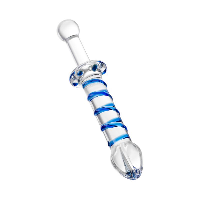 Sexus Glass Dildo Probe w Handle 23cm image 2