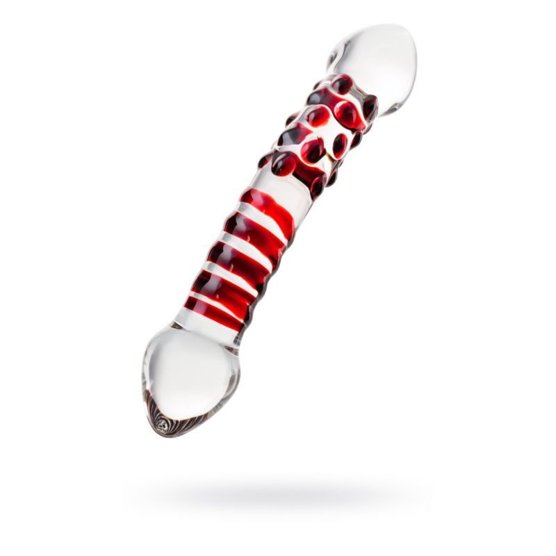 Sexus Glass Dildo Red Delight 19cm image 1