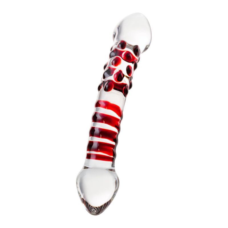 Sexus Glass Dildo Red Delight 19cm image 2