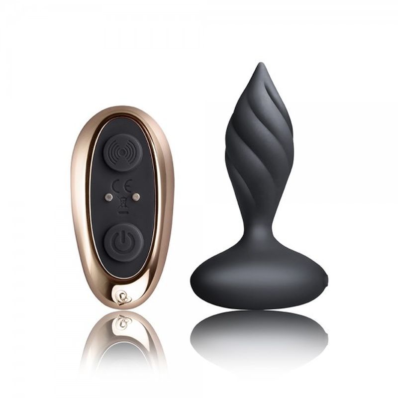 Petite Sensation Desire Butt Plug w Remote Black image 3