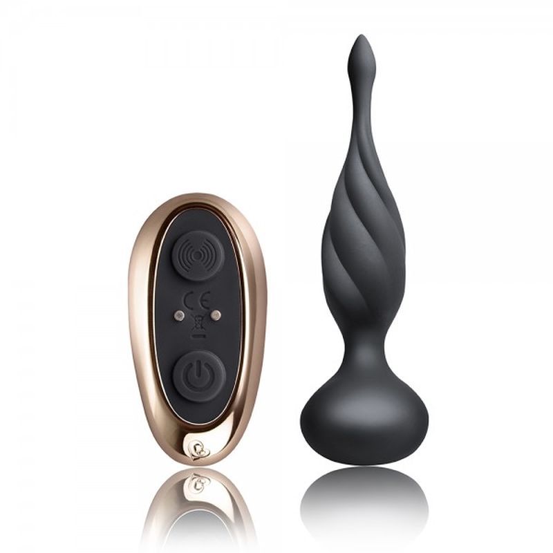 Petite Sensation Discover Butt Plug w Remote Black image 3