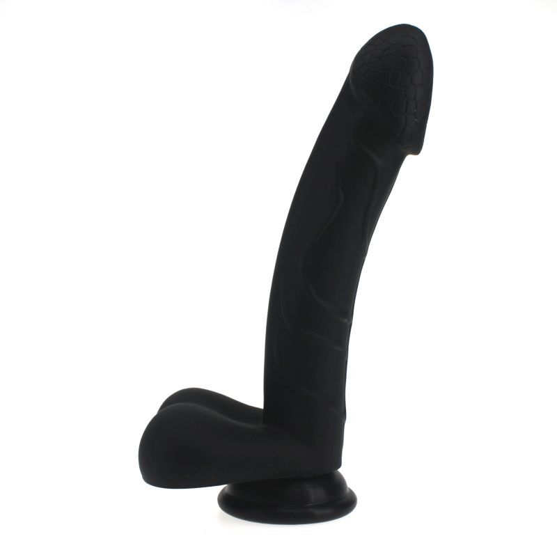 Realistic Cock w Balls Black image 1