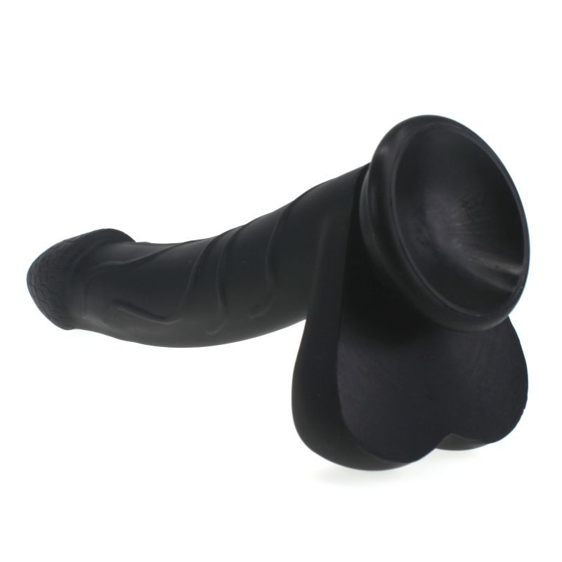 Realistic Cock w Balls Black image 4