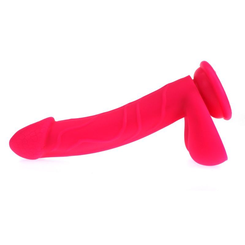 Realistic Cock w Balls Pink image 3