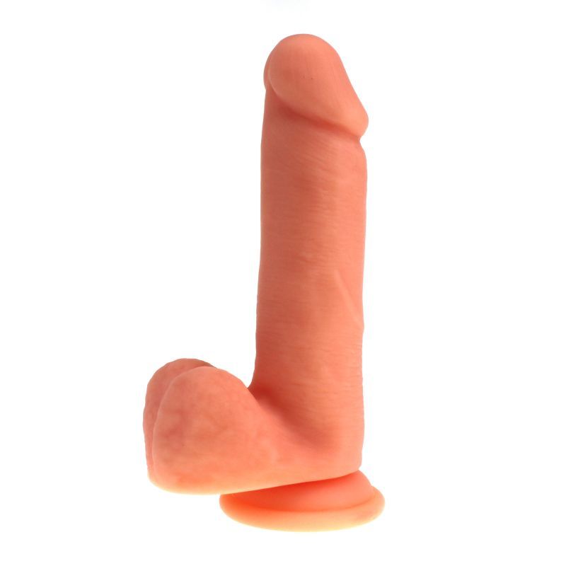 Thick Realistic Cock w Balls Flesh image 1
