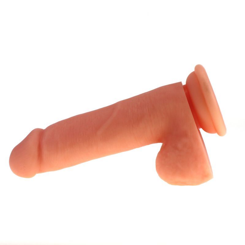 Thick Realistic Cock w Balls Flesh image 4