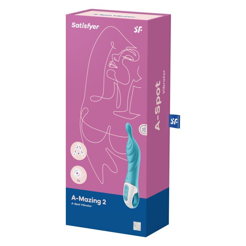 A-mazing 2 Vibrator Turquoise image 5