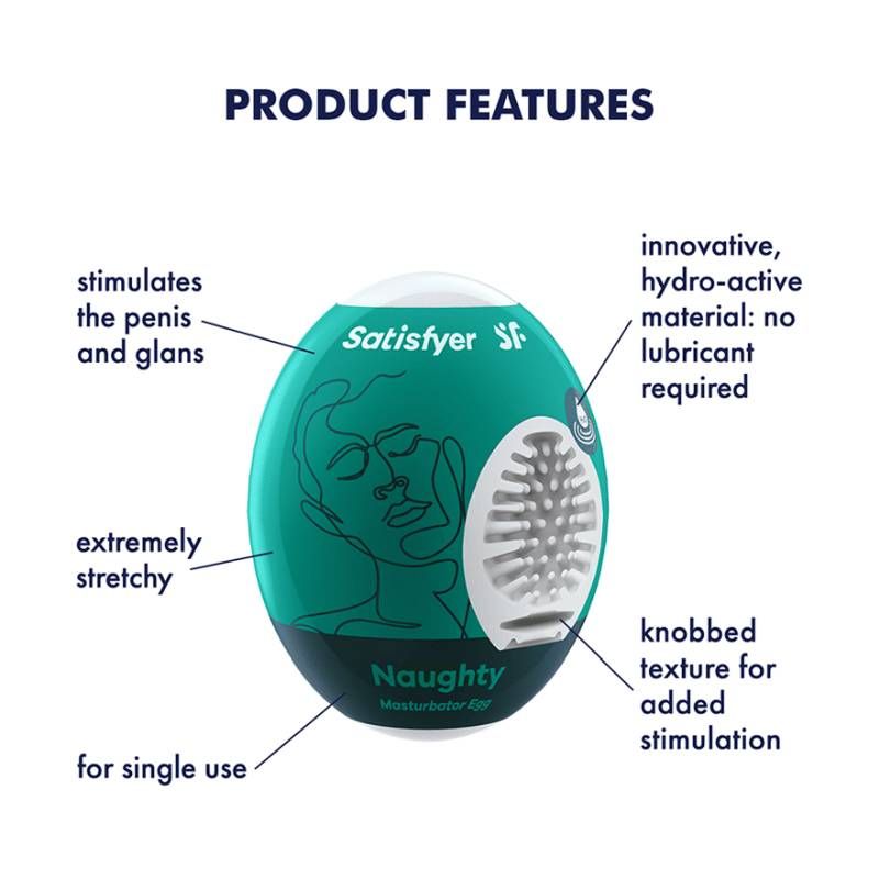 Satisfyer Masturbator Egg Naughty image 2