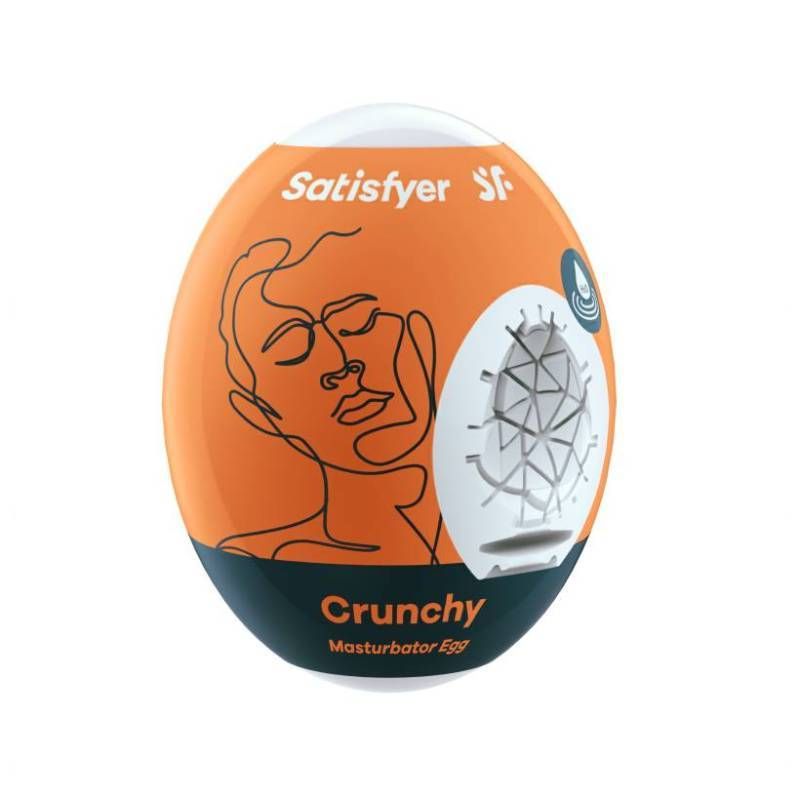 Satisfyer Masturbator Egg Crunchy image 1
