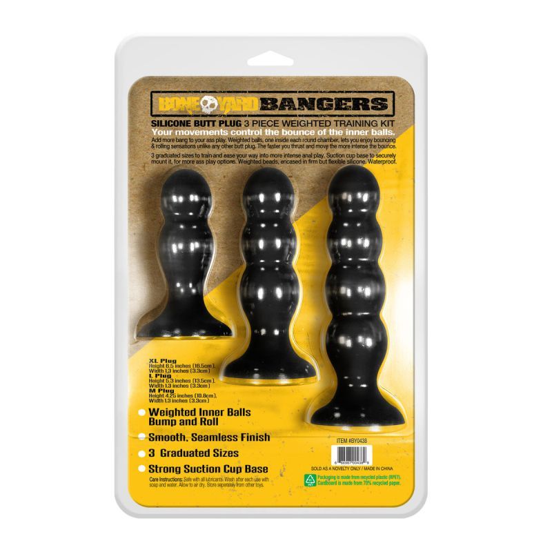 Bangers Silicone Ass Training Kit 3 Pc image 2