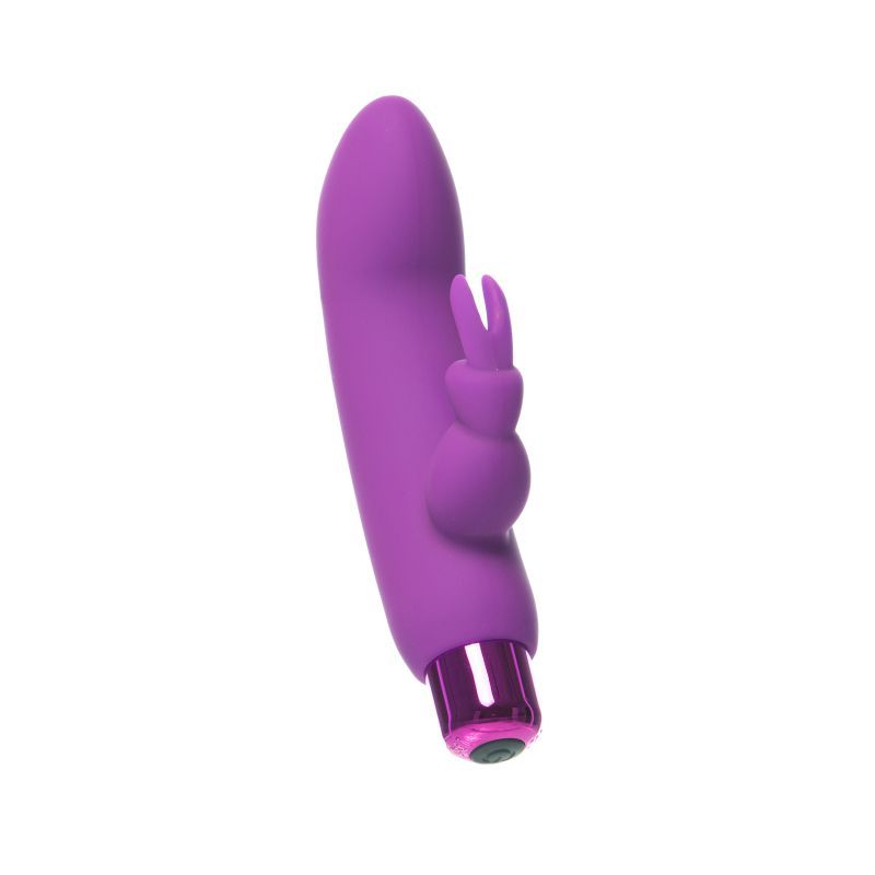 Alices Bunny Rechargeable Bullet w Rabbit Sleeve Purple image 1