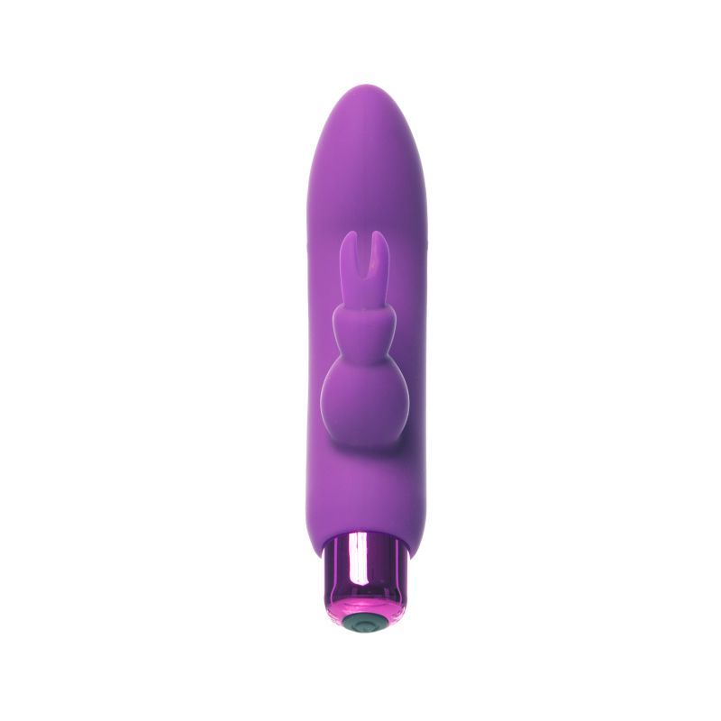 Alices Bunny Rechargeable Bullet w Rabbit Sleeve Purple image 2