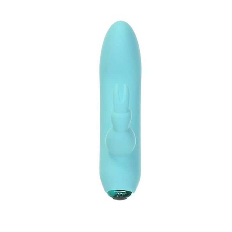 Alices Bunny Rechargeable Bullet w Rabbit Sleeve Teal image 2