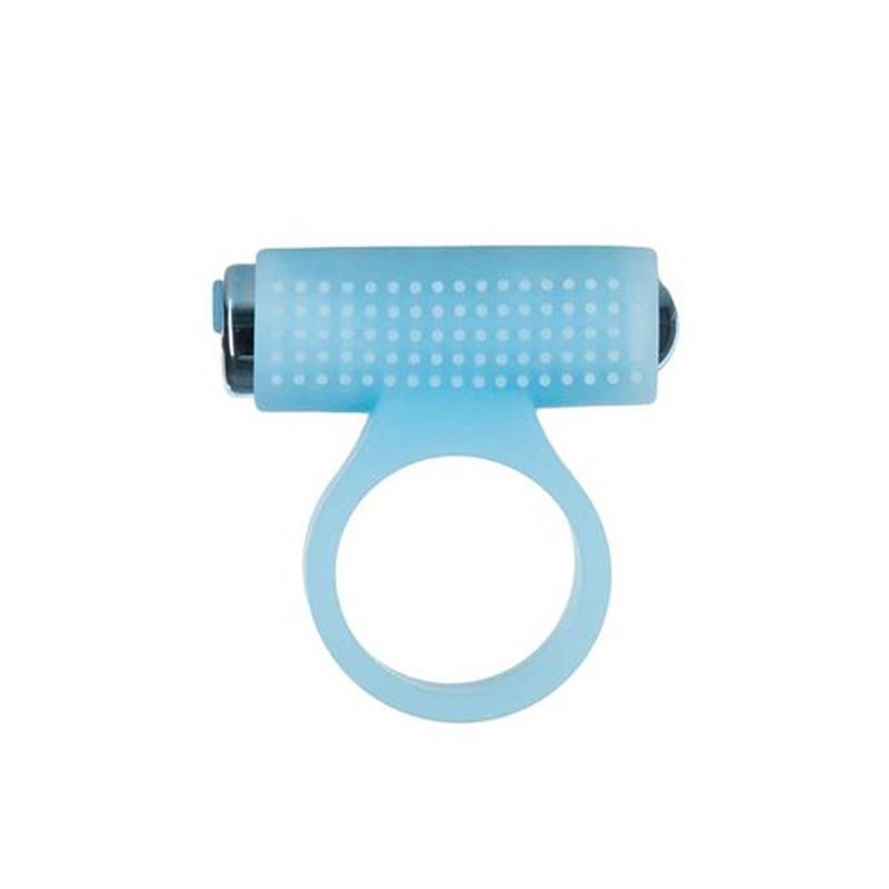 Power Bullet Cosmic Cock Ring w Bullet Glow in the Dark image 1