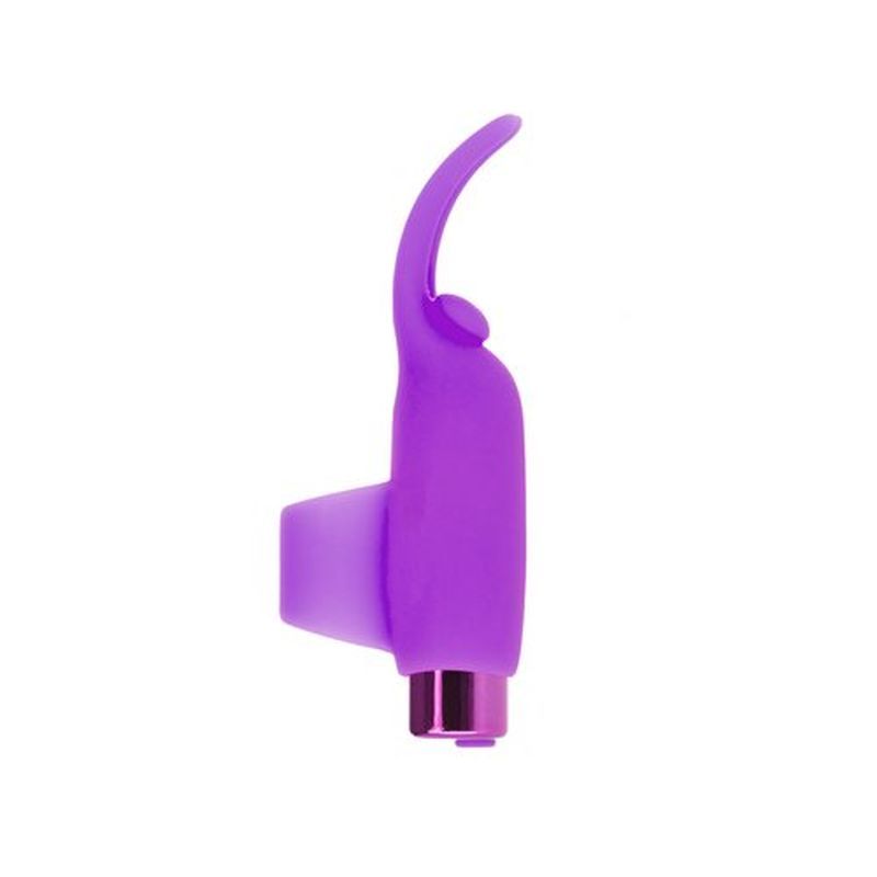 Power Bullet Teasing Tongue w Rechargeable Bullet Purple image 1