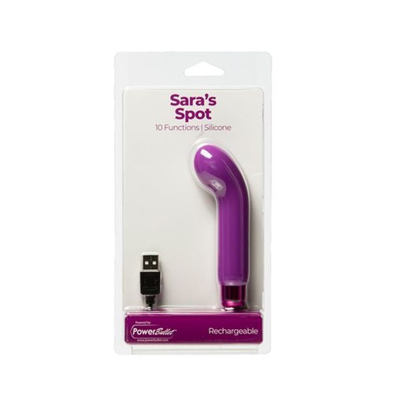 Power Bullet Sara’s Spot Vibrator Purple image 4