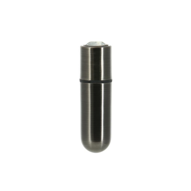 Power Bullet First Class 6cm Rechargeable w Crystal Gun Metal image 3