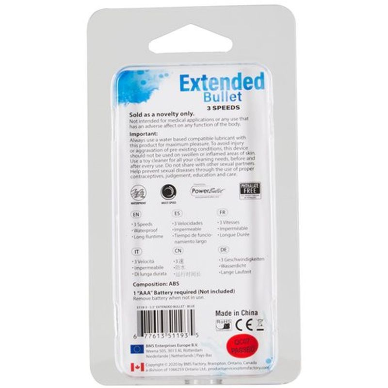 Power Bullet Extended 9cm 3 Speed Teal image 3