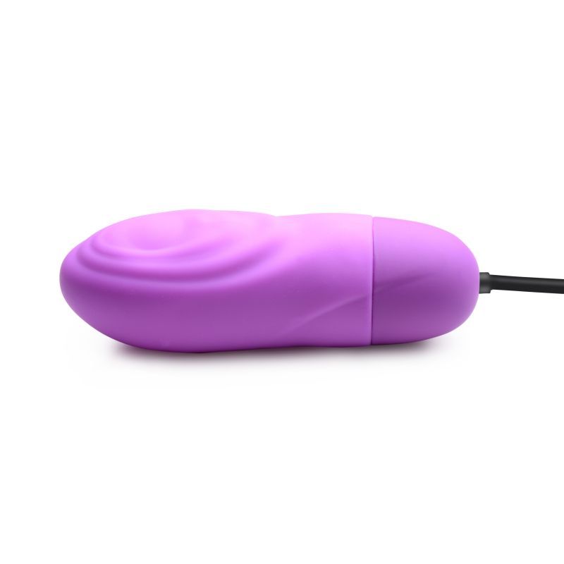 7X Pulsing Rechargeable Bullet Purple image 4
