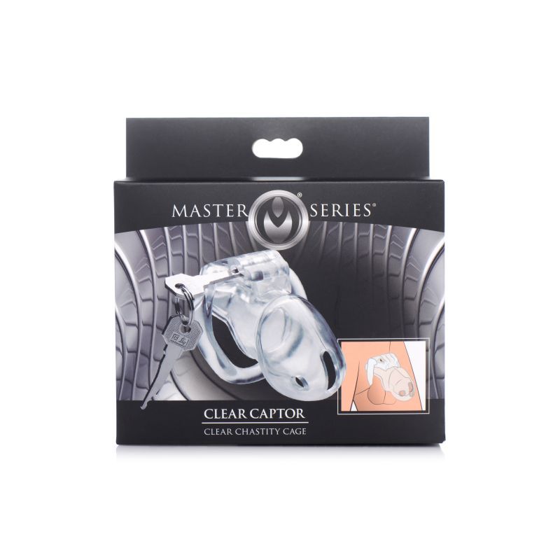 Clear Captor Chastity Cage Medium image 5