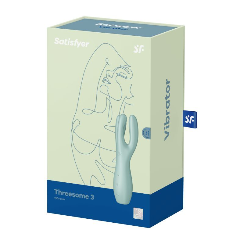Satisfyer Threesome 3 Layon Vibrator Mint image 5