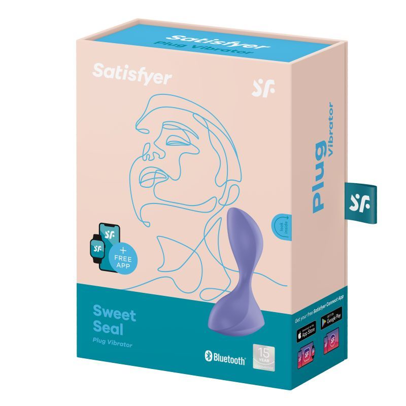 Satisfyer Sweet Seal Vibrating Anal Plug Lilac image 5