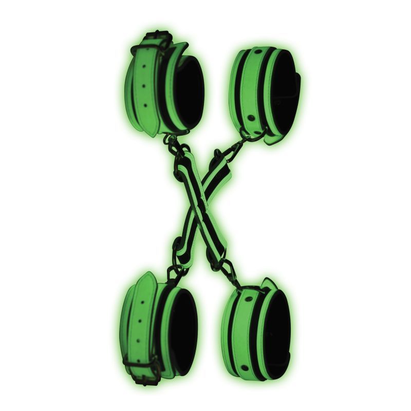 Kink In the Dark Glowing Hog Tie Set Fluro Green image 6