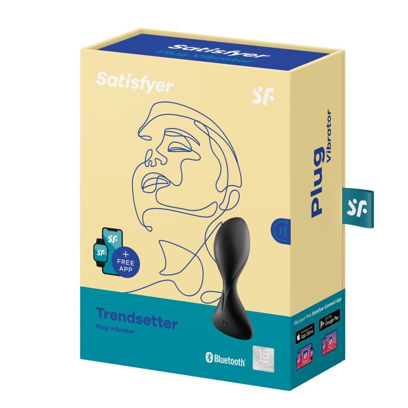 Satisfyer Trendsetter Connect App Vibrating Anal Plug Black image 5