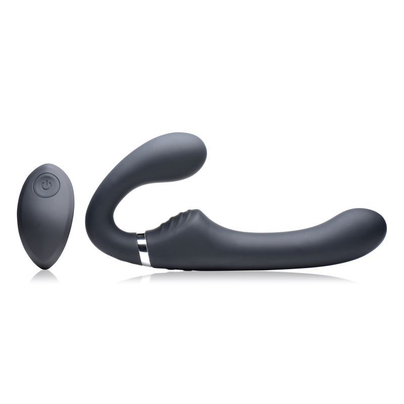 Mighty Rider 10X Strapless Strap-On Black w Remote image 1