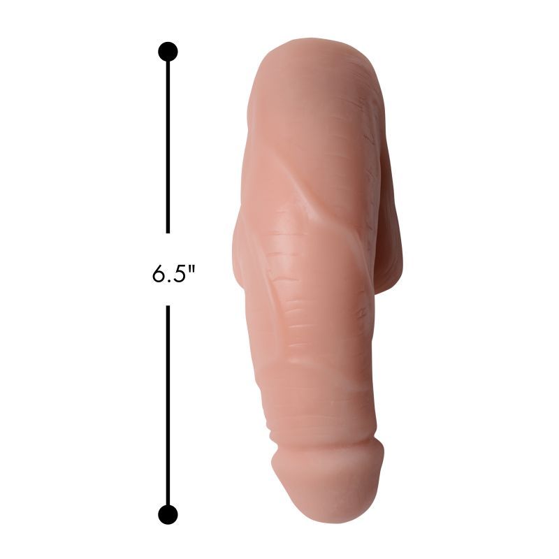 Large Bulge Soft Packer Dildo Light Skin Tone image 3