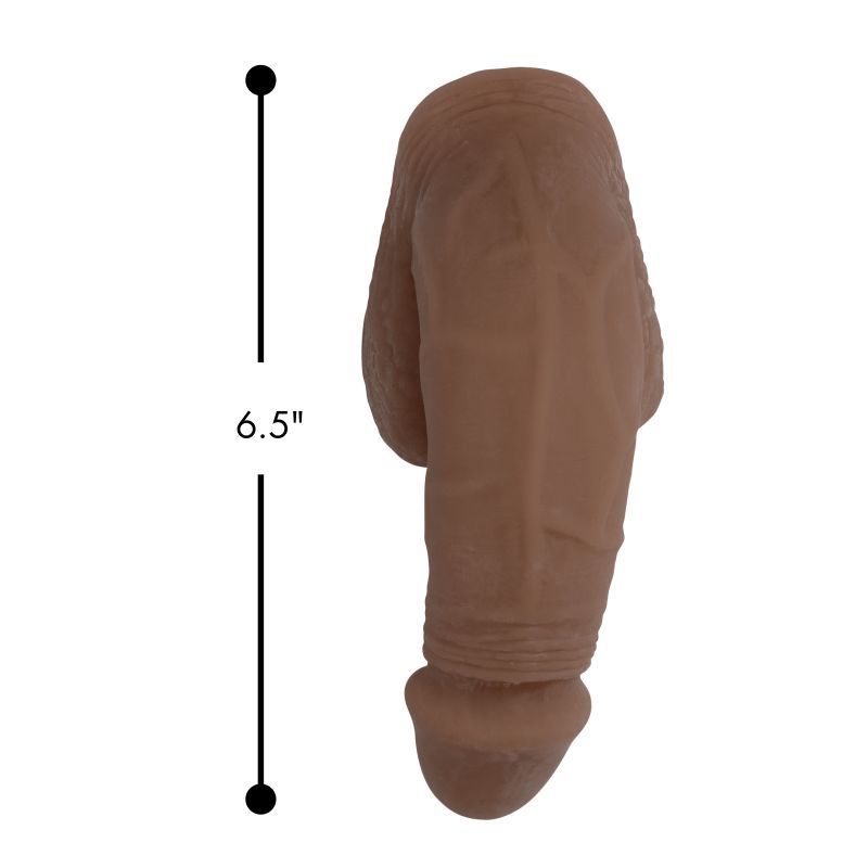 Large Bulge Soft Packer Dildo Medium Skin Tone image 2