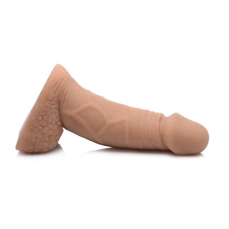 Large Bulge Soft Packer Dildo Medium Skin Tone image 3
