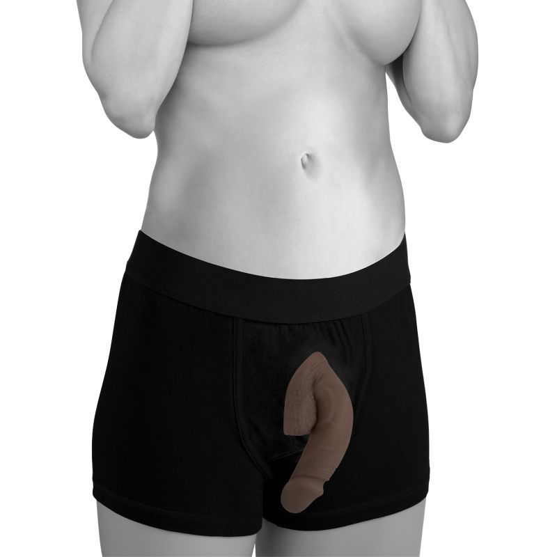 Large Bulge Soft Packer Dildo Medium Skin Tone image 4