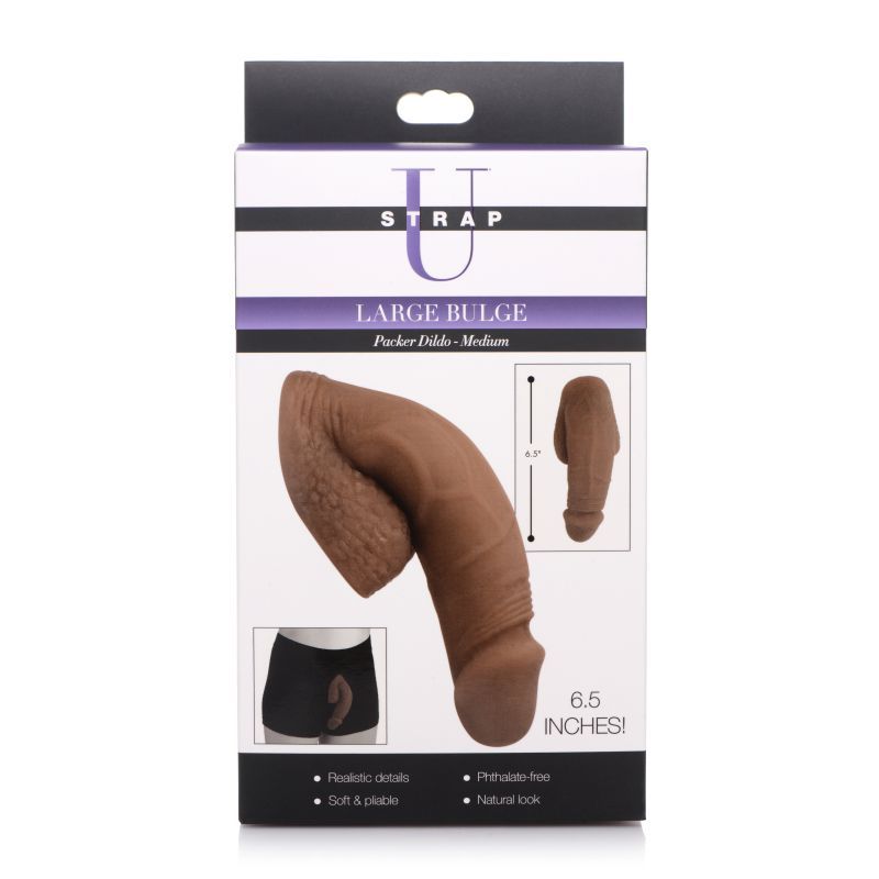 Large Bulge Soft Packer Dildo Medium Skin Tone image 5