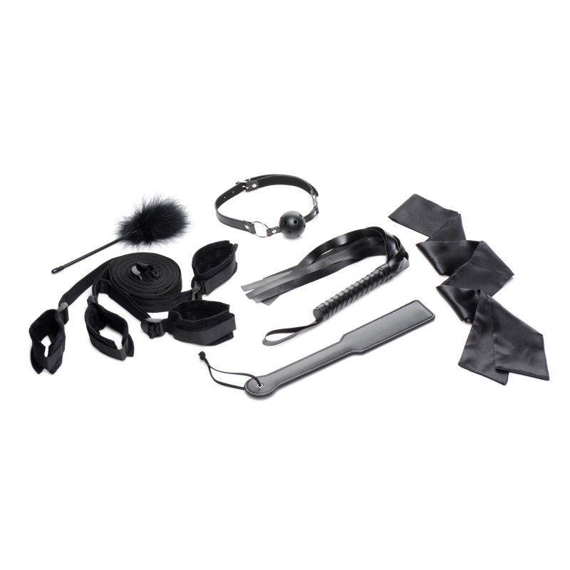Bed Restraint Bondage Kit Black image 1