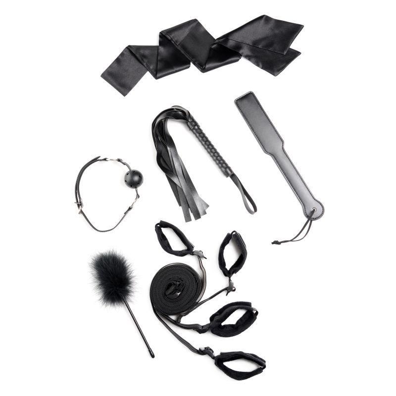 Bed Restraint Bondage Kit Black image 3
