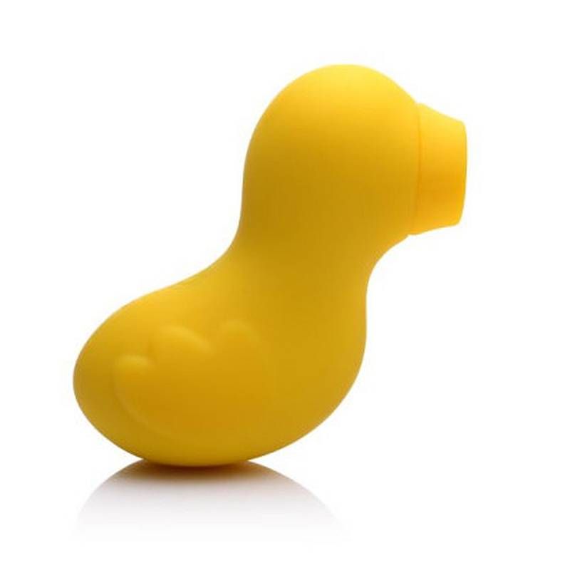 Sucky Ducky Silicone Clitoral Stimulator Yellow image 1