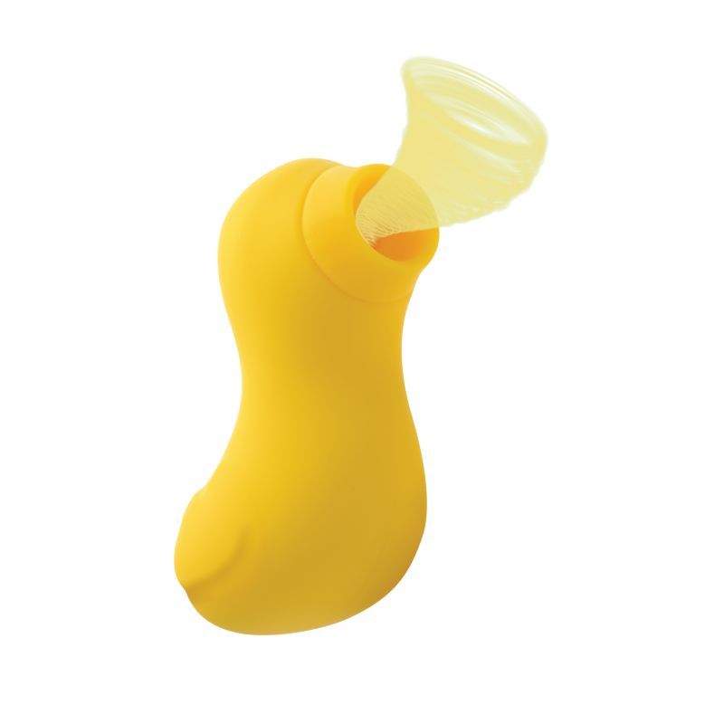 Sucky Ducky Silicone Clitoral Stimulator Yellow image 3