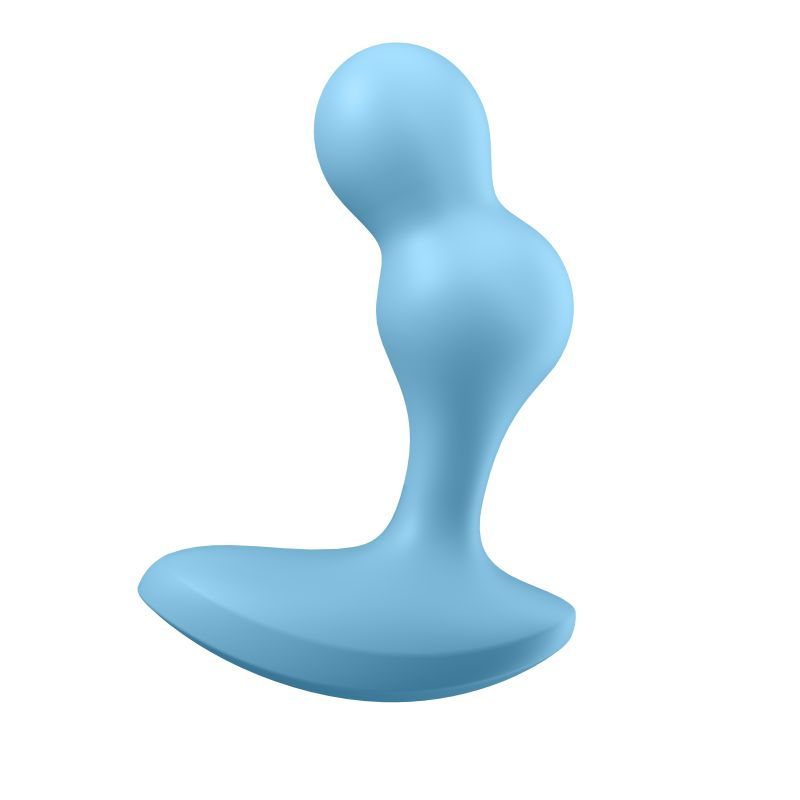 Satisfyer Deep Diver Vibrating Connect App Anal Plug Blue image 1