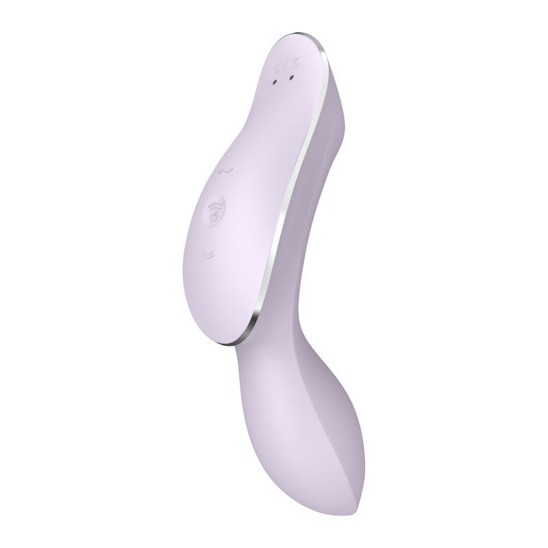 Satisfyer Curvy Trinity 2 Insertable Air Pulse Vibrator Violet image 2