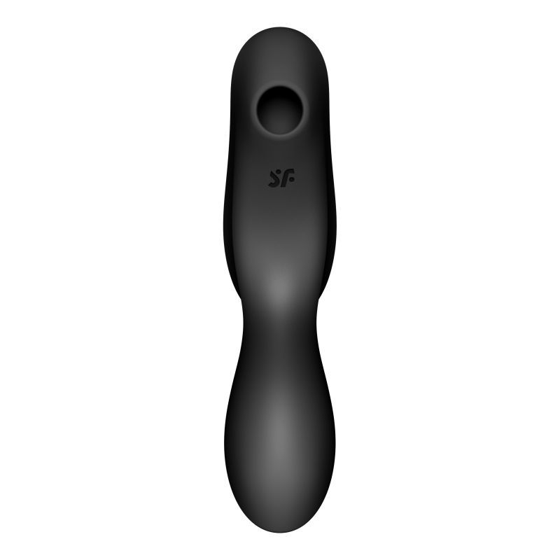 Satisfyer Curvy Trinity 2 Insertable Air Pulse Vibrator Black image 1