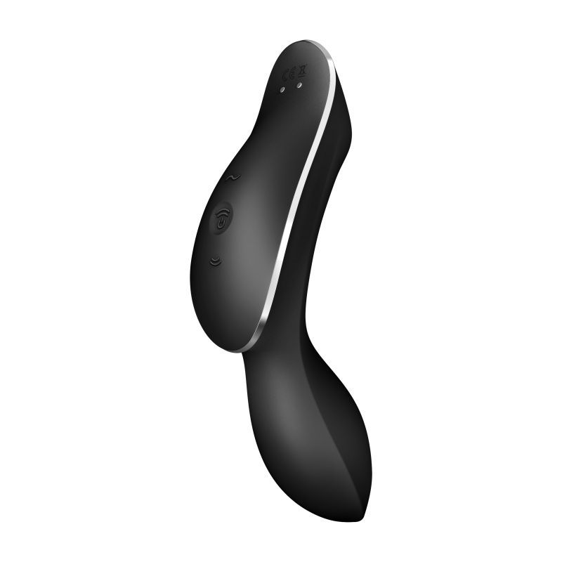 Satisfyer Curvy Trinity 2 Insertable Air Pulse Vibrator Black image 2