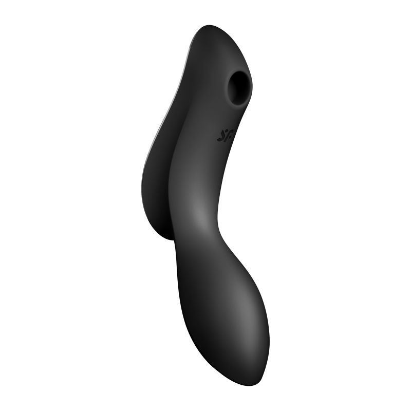 Satisfyer Curvy Trinity 2 Insertable Air Pulse Vibrator Black image 3