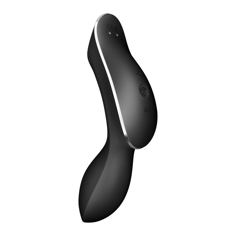 Satisfyer Curvy Trinity 2 Insertable Air Pulse Vibrator Black image 5