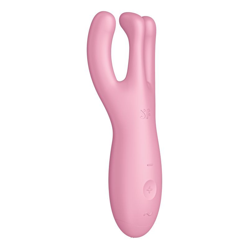 Satisfyer Threesome 4 Connect App Layon Vibrator Pink image 2