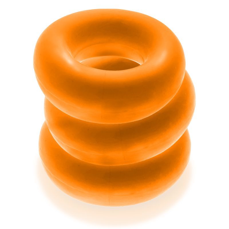 Fat Willy 3 Pc Jumbo Cockrings Orange image 4