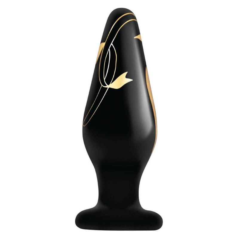 Secret Kisses Handblown Wide Glass Plug 4.5in image 1