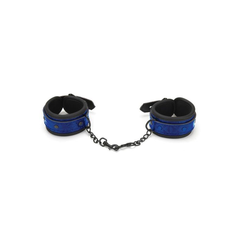 Whip Smart Diamond Handcuff Blue image 1