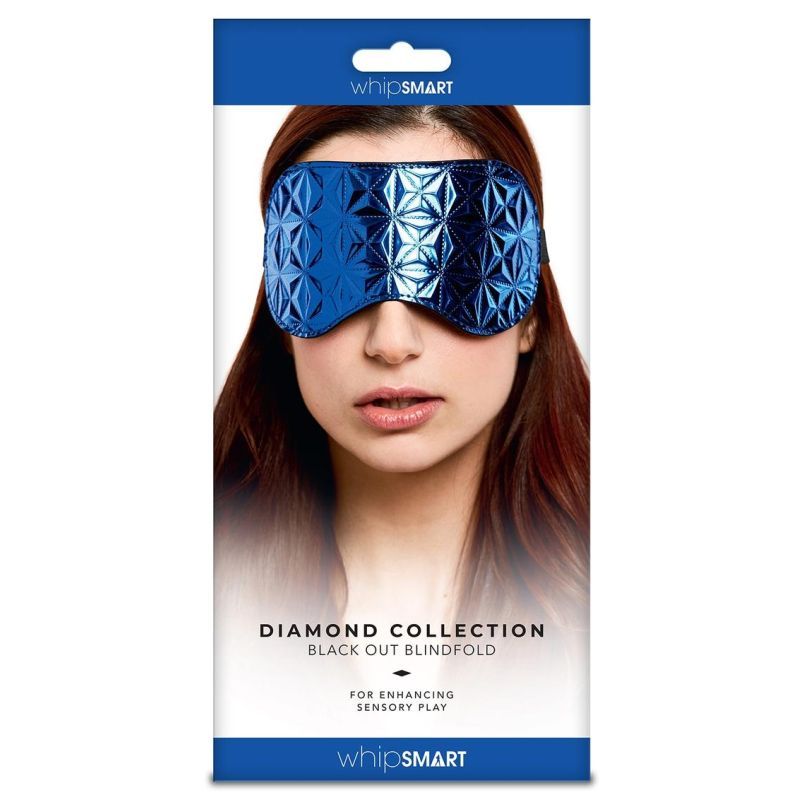 Whip Smart Diamond Blindfold Blue image 2